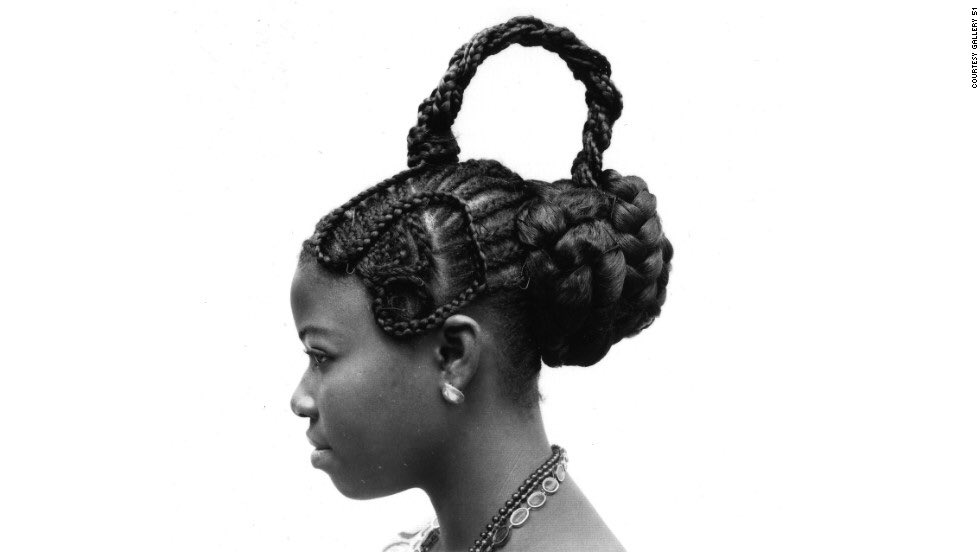 Pre-colonial hairstyles worn by the Yoruba revolved around the idea that the higher the hair was, the closer an individual is to the divine. Photographer J.D. ‘Okhai Ojeikere largely documnted Yoruba hairstyles worn by women in Nigeria in the 60’s.