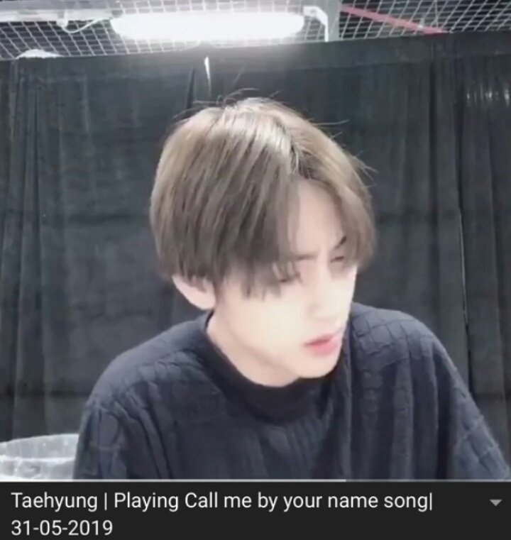 You think he's alrdy over cmbyn???No bro! Here's Taehyung playing "Mystery of love", the official cmbyn song.He also recited a whole scene from cmbyn in one of his recent live streams.
