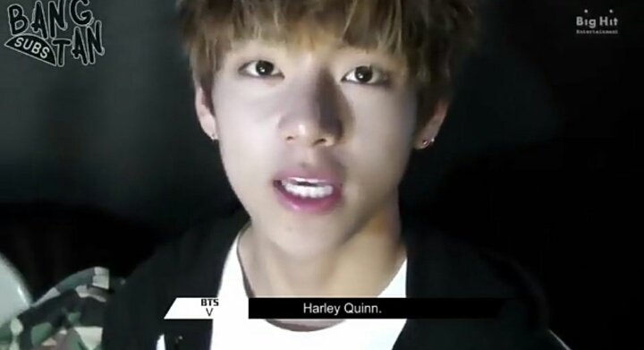 When Taehyung was asked by Bighit who he wanted to dress up as for halloween, he responded sayin Harley Quinn but later they ended up dressing up the poor baby as Dracula.