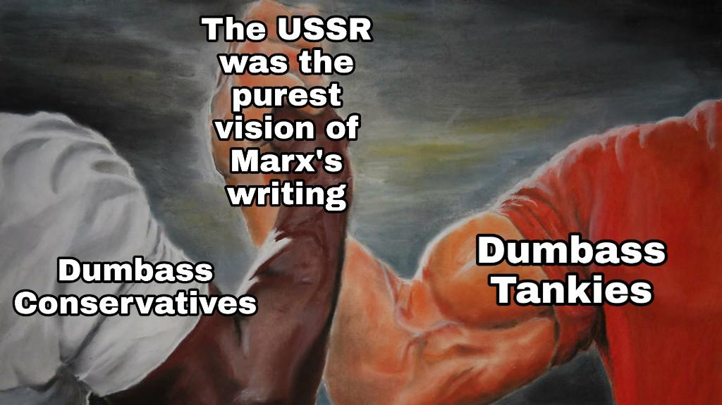 COMPLETEANAR's tweet photo. I hate tankies nearly as much as I hate conservatives https://t.co/gJScxgg7GZ https://t.co/x7mdPz1WBJ