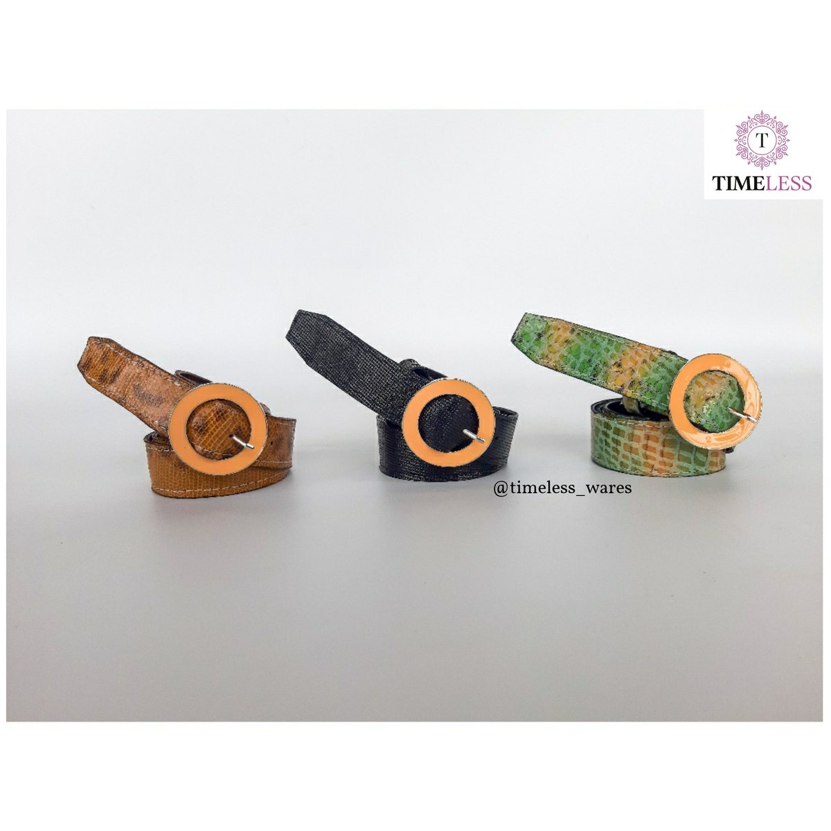The key is often to dress up inexpensive basics with accessories. Something as simple as a BELT can make everything else look richer and more luxurious.

5, 000NGN⠀
⠀
To order or make enquiries, Call/WhatsApp +234 813 732 1413 or send a dm.