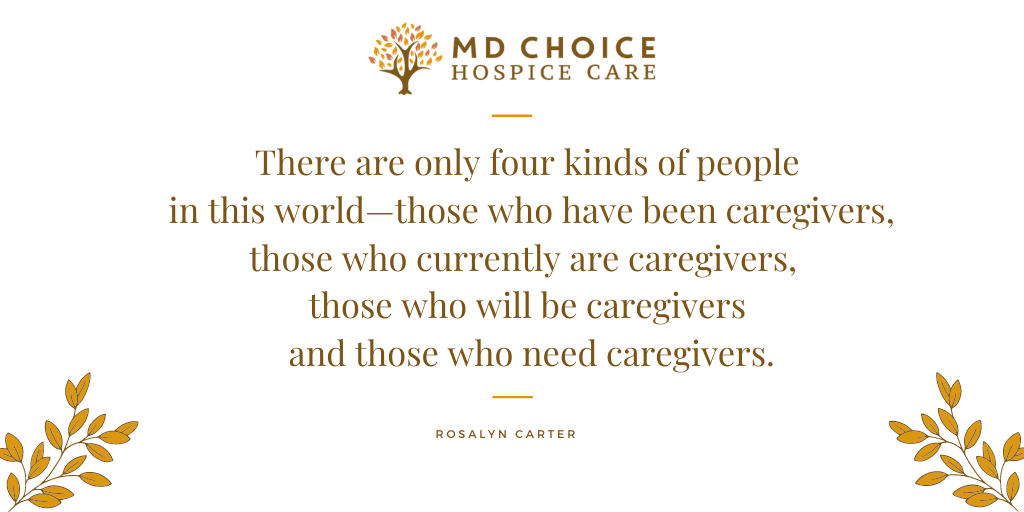 MdChoice_Care's tweet photo. Caregivers... 💛
#hospice #quoteoftheday #caregivers https://t.co/A5BN1nrw36