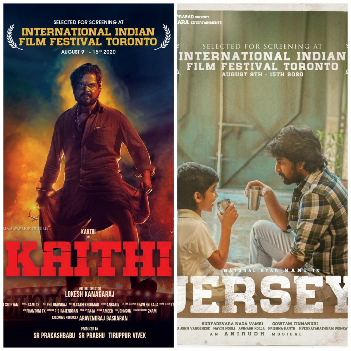 smithpraveen55's tweet photo. #Kaithi, #jersey and #trance movie officially selected for international indian film fest in canada south movie rules in canada 😍👌 #IIFFT https://t.co/dp1OesdsLp