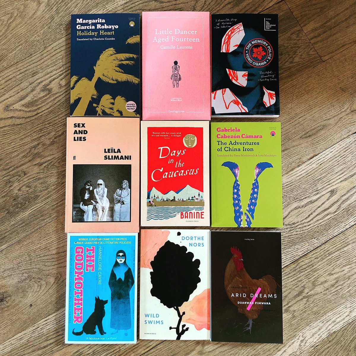 StorysmithBooks's tweet photo. Today is the first day of Women In Translation Month! Here are just a handful of what we have in stock. Don’t forget to credit the translator! #witmonth #womenintranslation https://t.co/CavXo55cTX