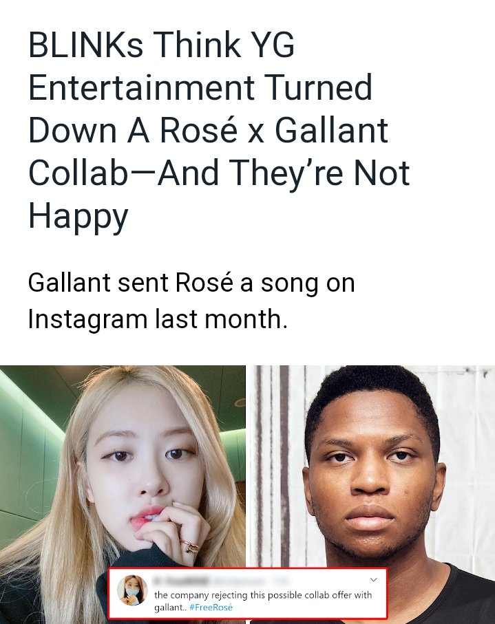 YG constantly turns down colab offers for the pinks from many different producers and they are still stuck with Teddy, not that he doesn't make bops but still the point stands. Imagine what songs we could have had if YG wasn't an a*s