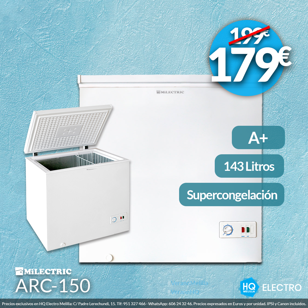 HqMelilla's tweet photo. Tus compra del mes, directa a este magnifico Arcón Congelador de Milectric 👇

Recuerda te lo llevamos a casa!! 🚚🚚🚚 https://t.co/QnwEiFrzdF