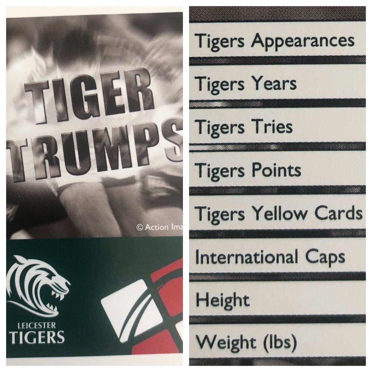LeonLloyd13's tweet photo. Just found these @LeicesterTigers #TopTrumps cards, some very interesting match ups around this period with some great players featured too. #fancyagame a competitive battle for most Yellow cards which may surprise you... https://t.co/amp9yIRYZp