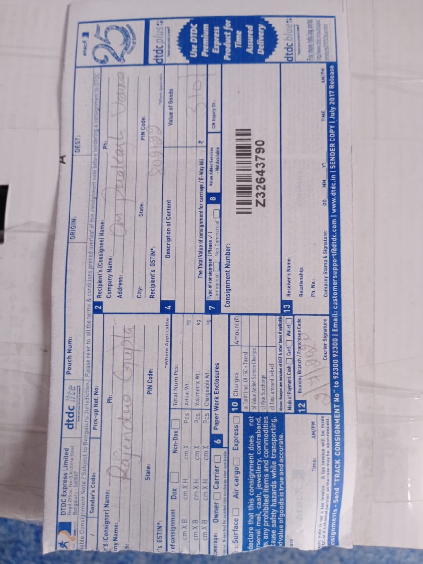 DTDC_Courier hashtag on Twitter