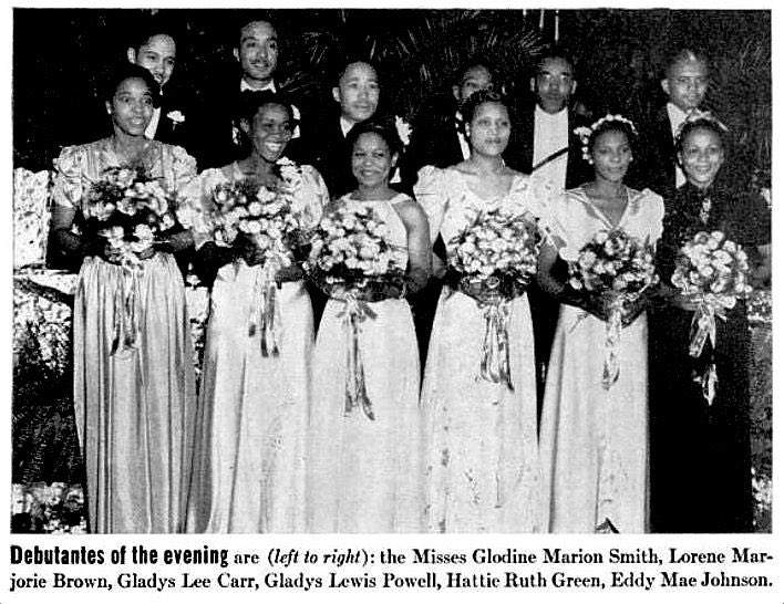 Brown Skin Girl portrays a debutante ball, which have been commonplace celebrations of young women among African Americans since the early 20th century. The girls debuted here were also honored for their academic and career succes.