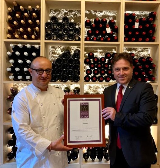cicciosultano's tweet photo. In vino veritas

In attesa di sapere, a novembre, l’esito della nomination per Fine Wine, al Ristorante di Ciccio Sultano sono stati confermati per il terzo anno consecutivi i due bicchieri da Wine Spectator...
https://t.co/uIfqI1HCrr https://t.co/xWgo3o1xQY