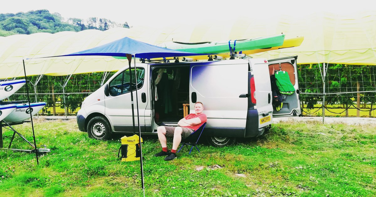 KayakPunk's tweet photo. A well deserved break by @DrunkAlpinists after a great little white water kayaking session on the River Ericht, Blairgowrie. Welcome to the mobile HQ of @o_explore
#RiverEricht #FridayFeeling #OnlyInScotland #oexplore #KayakStation #kayakpunk #whateveryourescape https://t.co/nfTYbHc1W9
