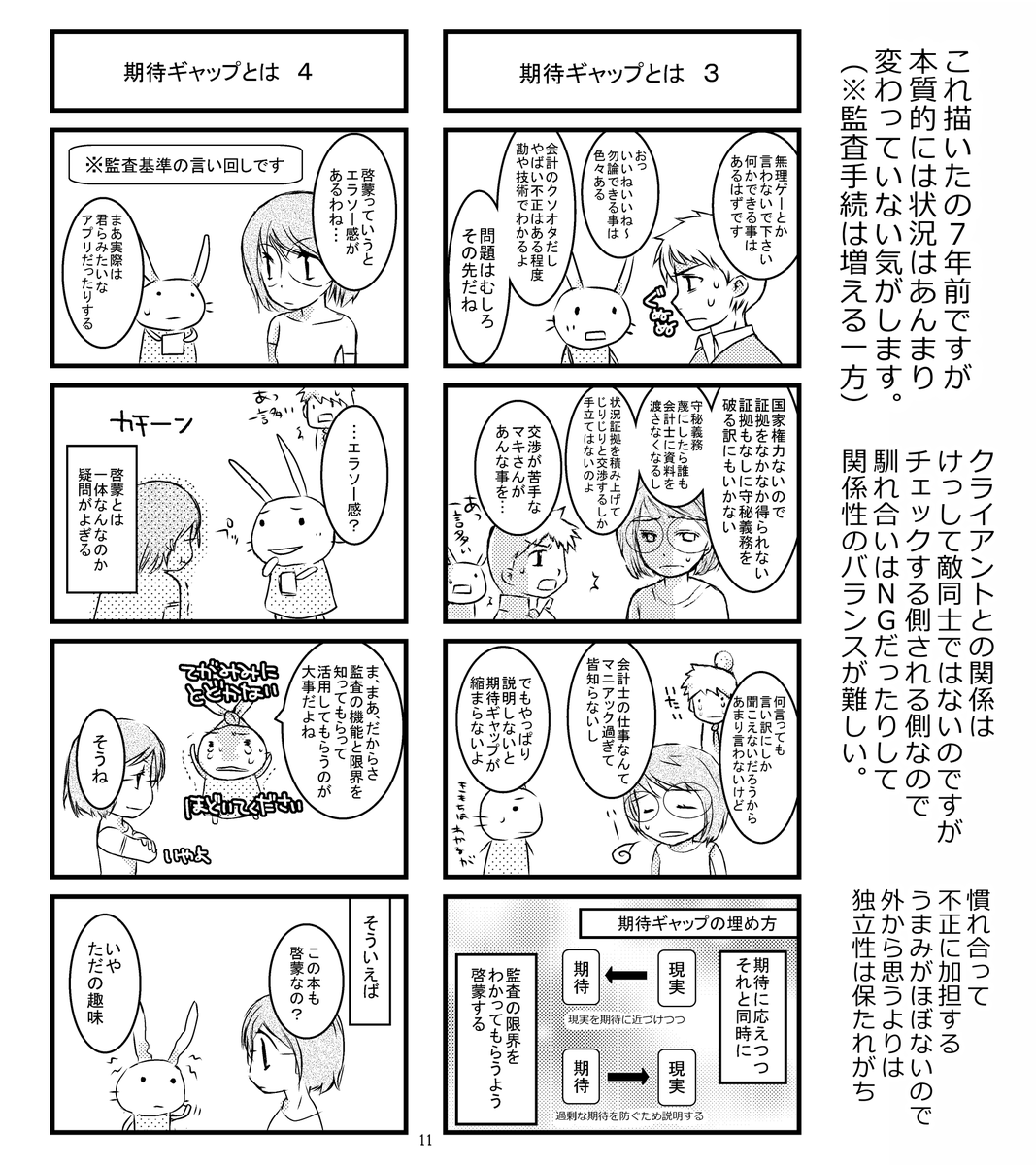 (4/6)
何故期待ギャップを突然説明し始めたのか…コレガワカラナイ 自由なのも同人誌のええとこですね。 