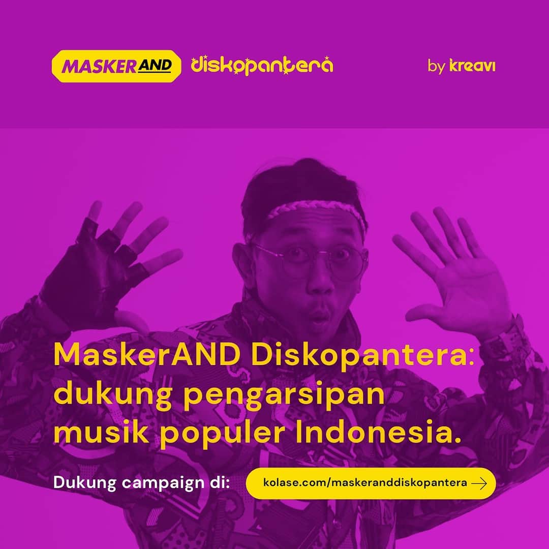 Setelah merilis campaign MaskerAND Mocca di kolase.com, mimin juga rilis campaign MaskerAND Diskopantera loh! #MaskerAND <a href="/kolasedotcom/">kolase.com</a> <a href="/diskopantera/">diskopantera</a>