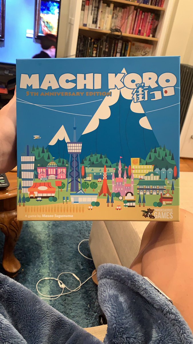 Machi Koro!!! 4/5 I could build my little town all day. But when I get ten bad rolls in a row it does feel personal and like the game hates me