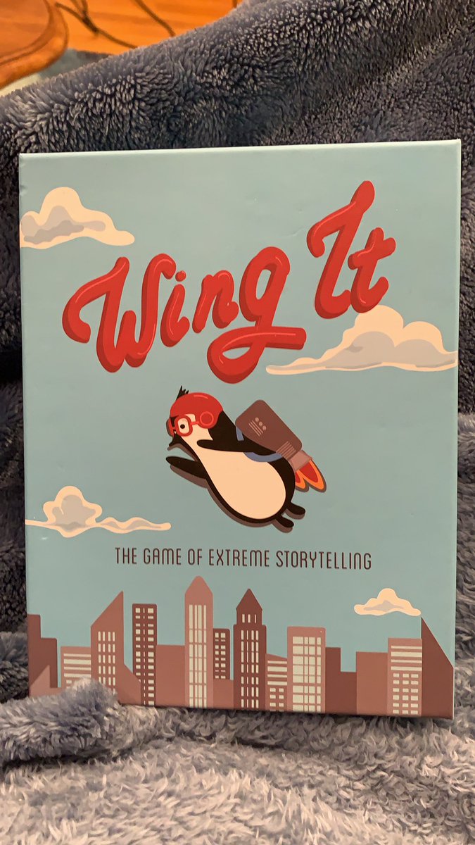 WING IT: fun in a group of four!! Use your wits and charm to argue your way out of tricky situations. By five people though the ratio of listening to other people’s solutions vs offering your own perfect, hilarious story is too unbalanced. 2.5/5