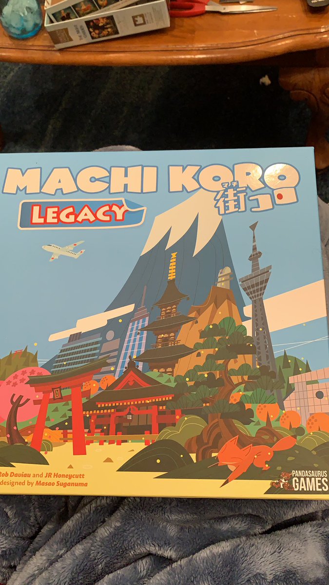 MACHI KORO LEGACYYYYY!!!! The PINNACLE of the Machi Koro games!! As you can tell I am crushing the competition so far, long live Zombie Island, 5/5