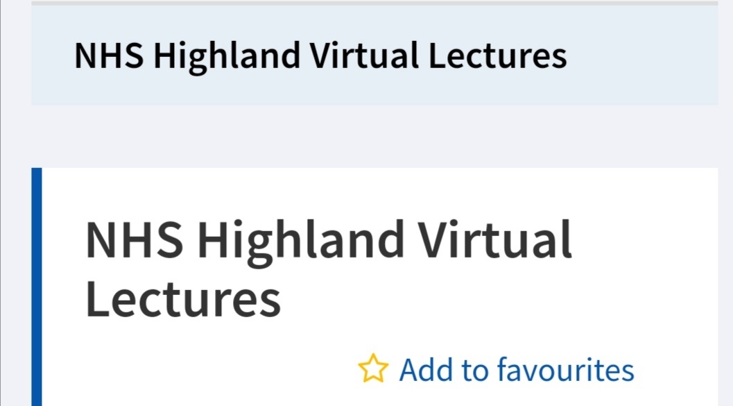 NMAHP_Highland's tweet image. #NHSHUHINMAHPwebinars 1 stop shop 😊 previous presentions, recordings etc on our TURAS site  learn.nes.nhs.scot/31122/rrheal/n…   #virtuallectures thanks for creating &amp;amp; updating this for us @RRHEALScot &amp;amp; team 👍😊 @NHSHighland @ElspethCaithnes @NESnmahp @CatrinEvans15 @lori_pattinson