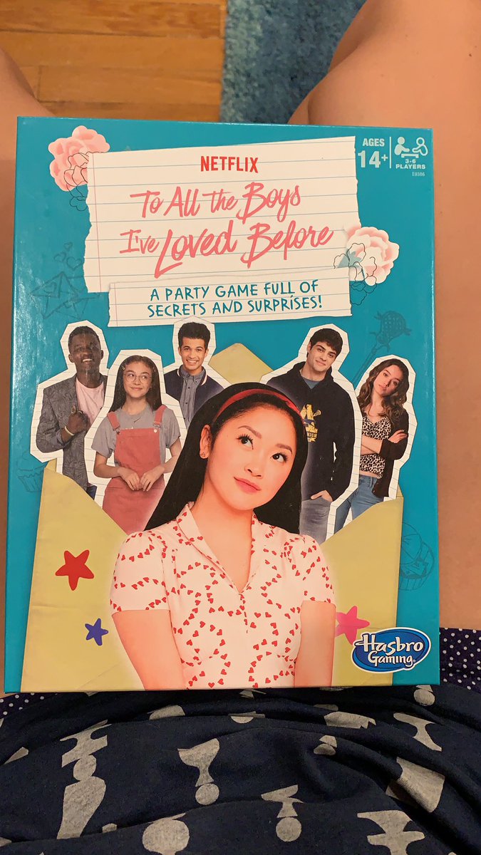 TO ALL THE BOYS I’VE LOVED BEFORE PARTY GAME!!!! So fun and charming!!!!! Such a pure, wonderful delight!!!! A gift from my friend KC who is an equal delight.  @jennyhan 5/5, one point for each letter