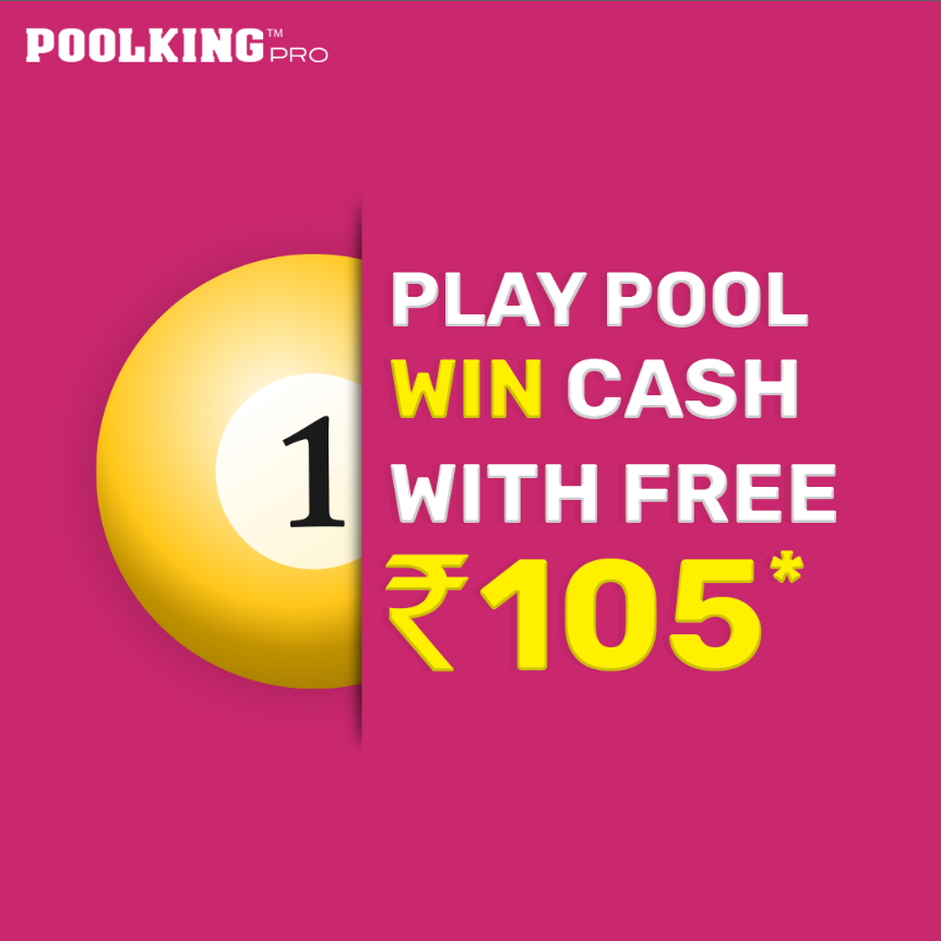 poolkingdotin's tweet photo. Pool King is the best app to keep yourself entertained and win real cash. Download the app now and get Rs 105 FREE: https://t.co/8KJVI1j3M3 #poolking https://t.co/jCrcuHa5rD
