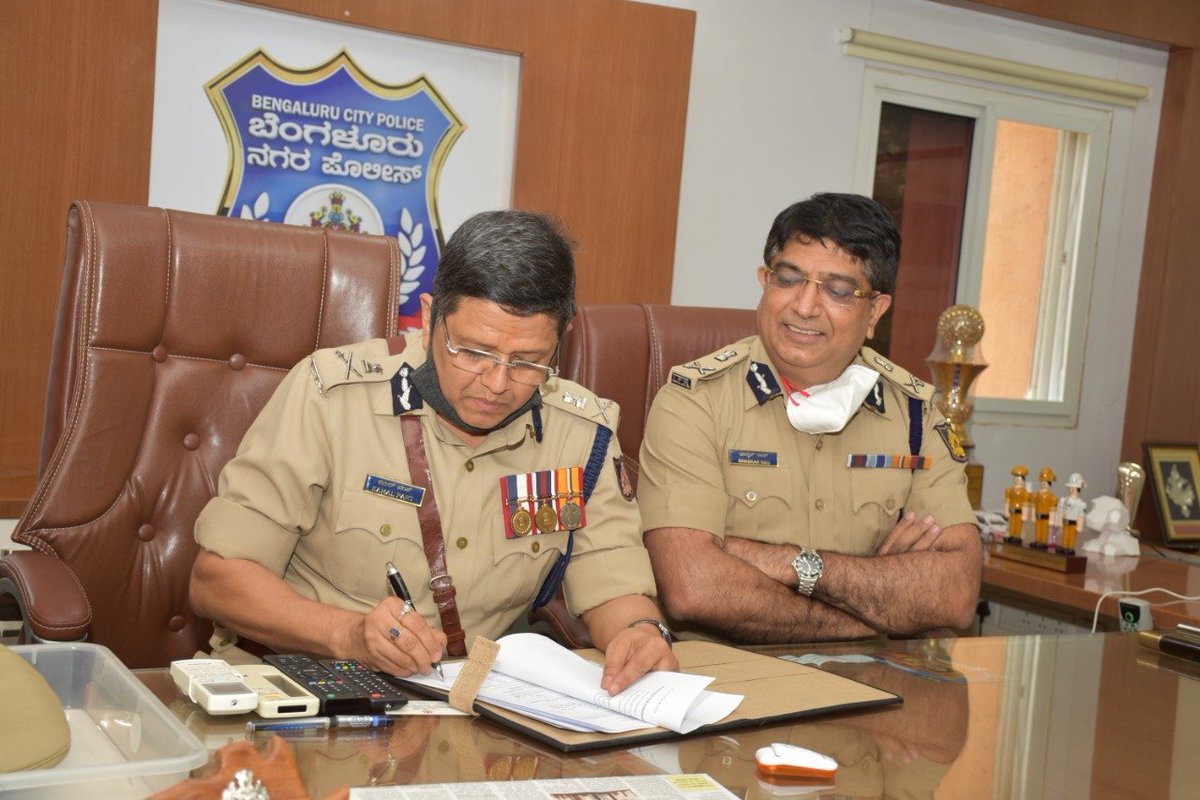 BlrCityPolice's tweet image. Today, Sri. Kamal Pant, IPS took charge as Commissioner of Police, Bengaluru City. 
@CPBlr