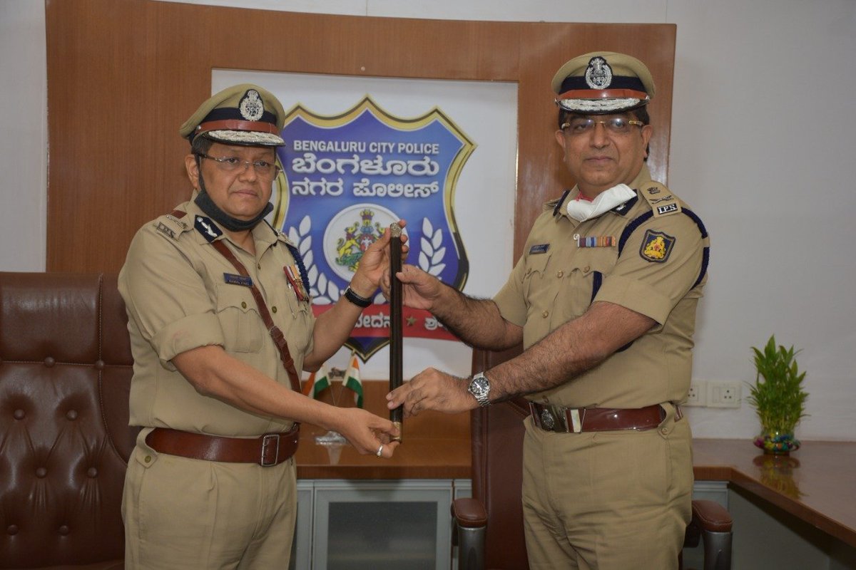 BlrCityPolice's tweet image. Today, Sri. Kamal Pant, IPS took charge as Commissioner of Police, Bengaluru City. 
@CPBlr