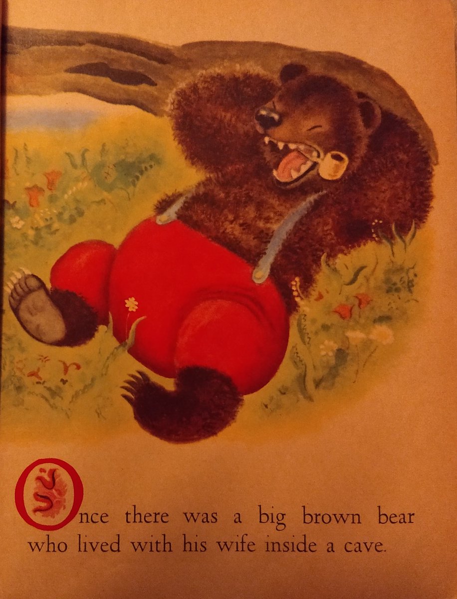 46. The Big Brown BearAnother extremely dumb book and I loved it when I was threeLong-suffering wives with dumb husband's appears to be an ancient tropeSorry  @selentelechia we become the stories we read