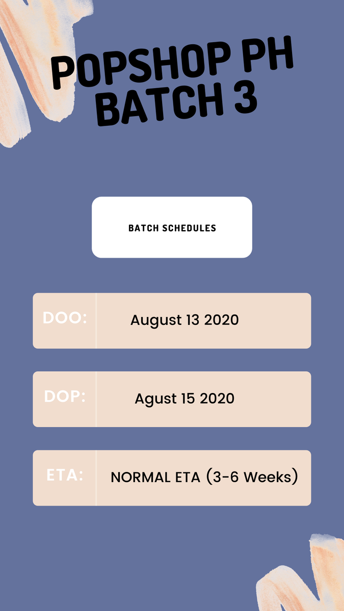 popshop_ph's tweet photo. BATCH 3 PRE-ORDER [ PH GO ] OPEN 

📅DOO: Aug. 13 
📅DOP: Aug. 15 
📦ETA: NORMAL ETA(3-6 WEEKS) 

📍Please note that due to the Pandemic, we might experience shipping delays but we will make sure that all of the item/s will arrive safely. https://t.co/59ABeKjOOv