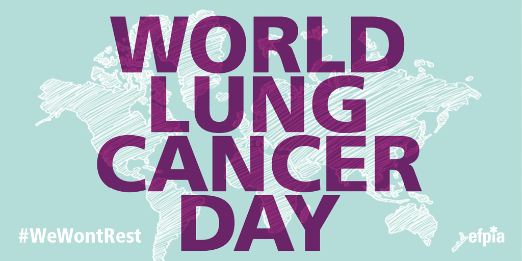 Today’s #WorldLungCancerDay reminds us and the whole cancer community that we can’t rest until every patient has access to better prevention, screening, diagnosis and treatments. Read our joint blog ➡️ bit.ly/3k3j5iS
#WeWontRest #EUCancerPlan