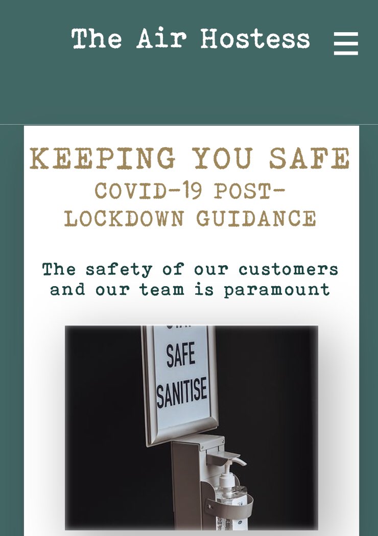 HostessPub's tweet photo. We are keeping up with all new updates on COVID-19 and the staff here are all trained to keep everything safe. Check our video showing what to expect when you pay us a visit at https://t.co/GYsk74Hq2z https://t.co/Y43FQGljYy