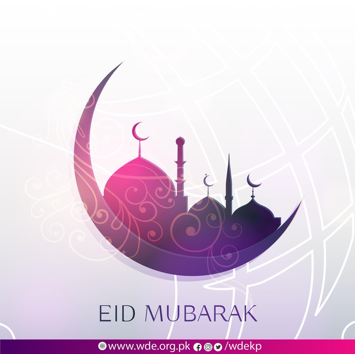 WDE wishes a very delightful and blessed Eid-ul-Adha to everyone. #WDE #EidAlAdha #عيد_مبارك #EidMubarak