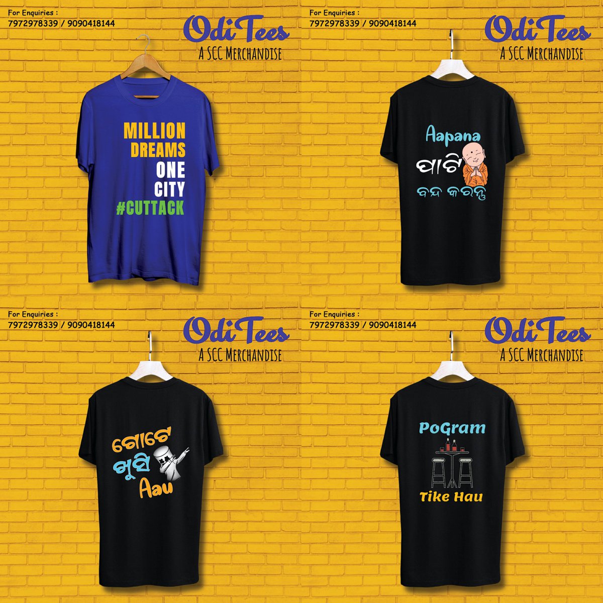 TeamSilverCity's tweet photo. Odisha's very own Tshirt brand #Oditees turns 2 today. Still long way to go.
Oditees- Proudly Made in Odisha 
#SupportLocal #SupportLocalBusinesses
#LocalseVocal
@AnubhavMohanty_ Bhai https://t.co/mHfsy3mkBz