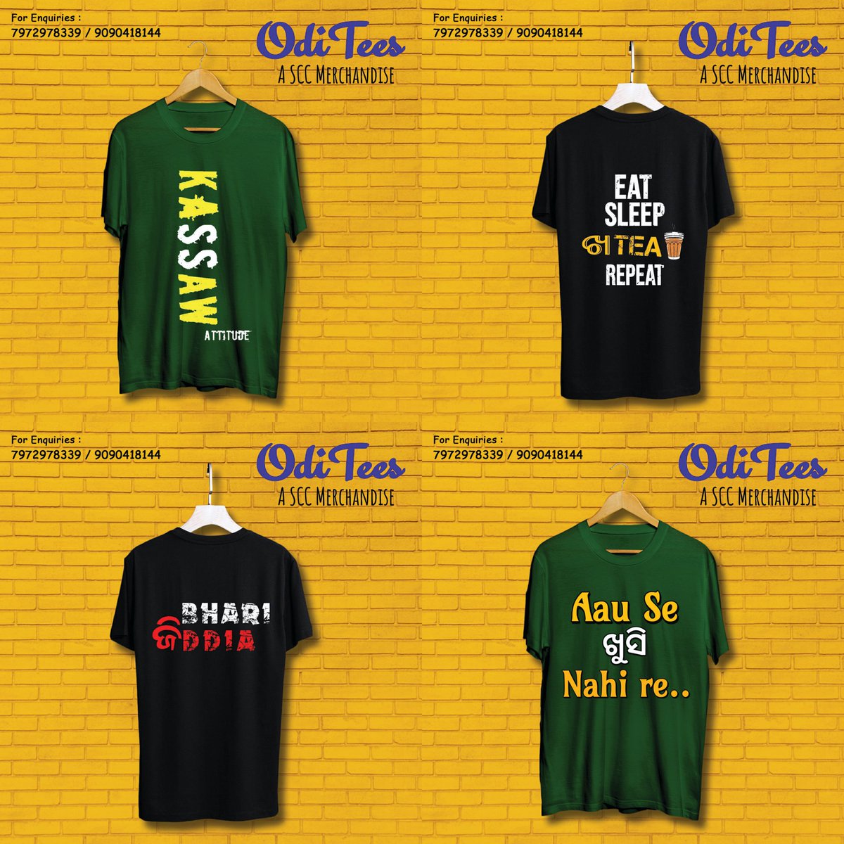 TeamSilverCity's tweet photo. Odisha's very own Tshirt brand #Oditees turns 2 today. Still long way to go.
Oditees- Proudly Made in Odisha 
#SupportLocal #SupportLocalBusinesses
#LocalseVocal
@AnubhavMohanty_ Bhai https://t.co/mHfsy3mkBz