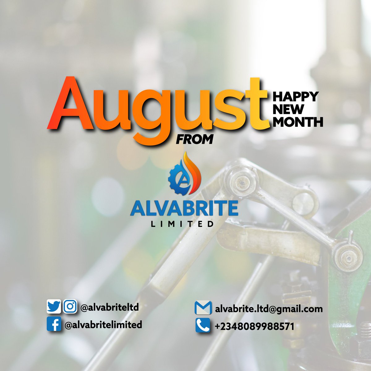 Welcome to the month of August! 

#NigeriaOilandGas #OilandGas #OilCompaniesinNigeria #EngineeringConsulting #OilandGasConsulting #NigeriaOilandGasIndustry #NigeriaCrudeOil #NigeriaProductionCompany #NigeriaManufacturing #PipelineConsulting #CorrosionControl #STEM