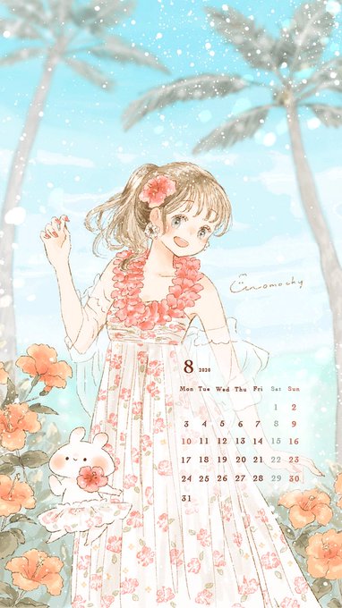 カレンダーのtwitterイラスト作品