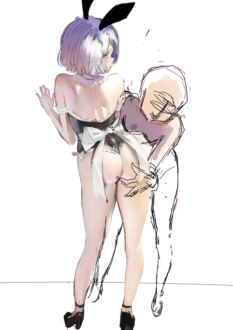 息抜き。
レム完成、次ラム仕上げるよ。(あと、網タイツも 