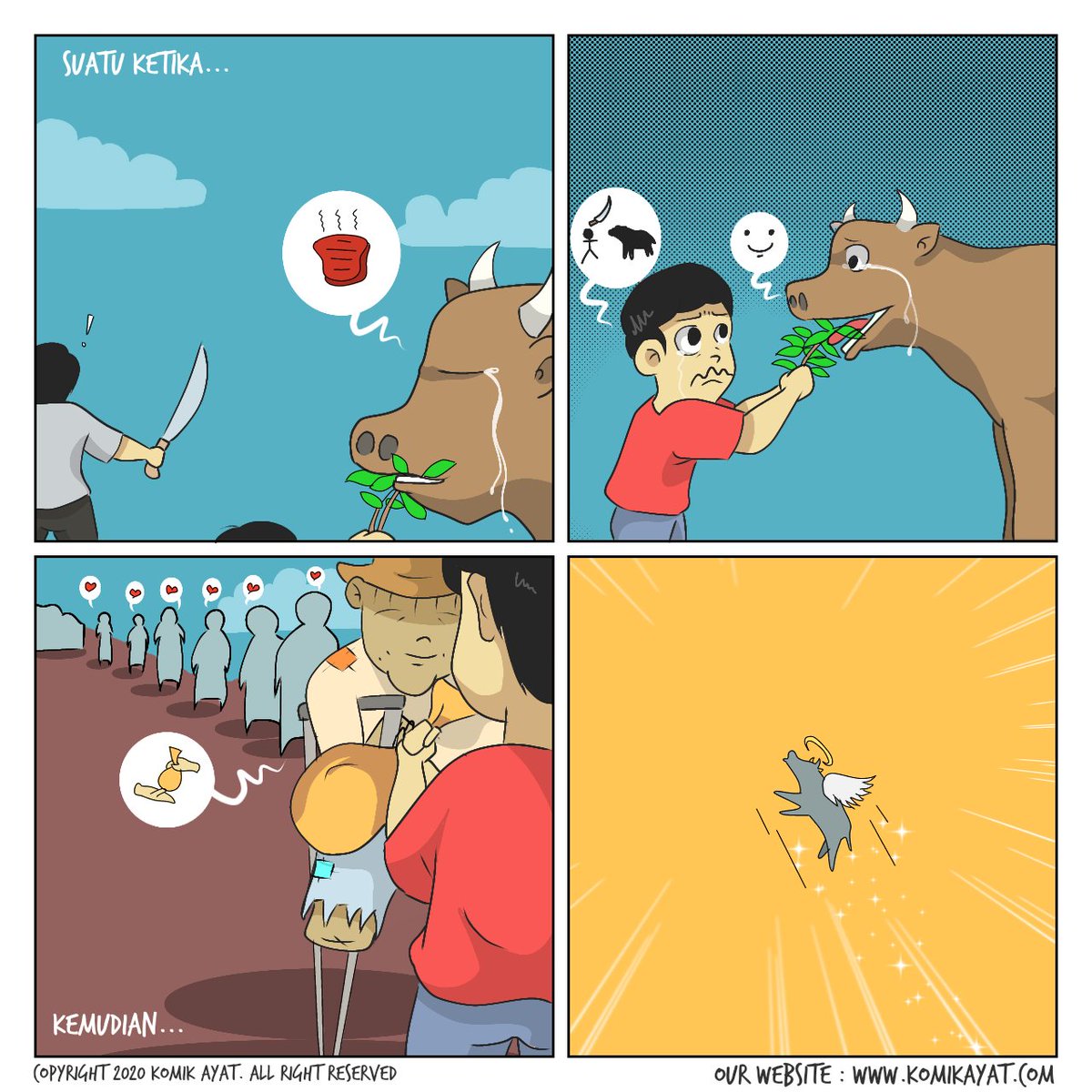hiyatslap's tweet photo. https://t.co/VLuGwvZCfa
#KomikAyat #Komikin #Komikinajah #Iqomic #KomikDakwah #KomikMuslim #KomikMuslimah #KomikIslami #KomikIslam #KomikZero #KomikPolisi #KomikTjp #KomikAnu #KomikBosque #Idntoon #KomikLokalIndonesia #KomikHarian #SahabatSurga #Sapi #SapiQurbanβ£ https://t.co/4tRM0g5Ma5