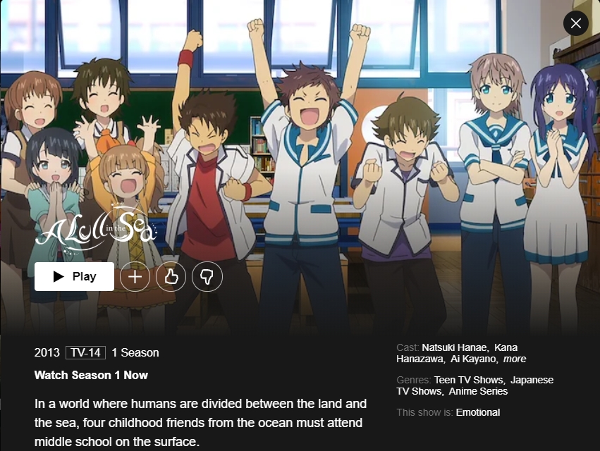 Nagi-Asu: A Lull in the Sea - streaming online