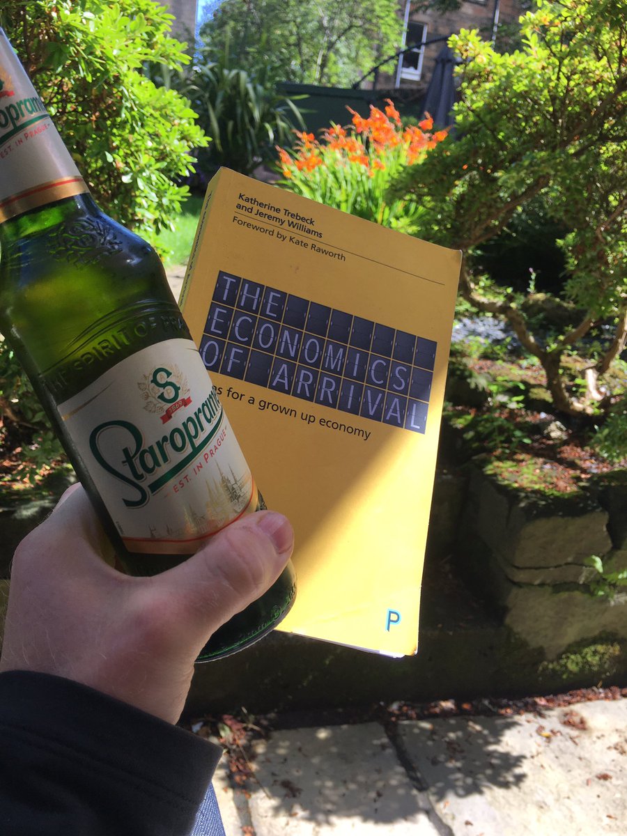 With the wonderful <a href="/KTrebeck/">Katherine Trebeck (a less than infrequent X user)</a>  kindly coming to our book club next week, best I revisit her brilliant book The Economics of Arrival.