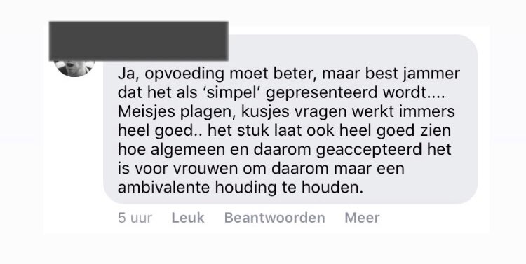 tering_teef's tweet photo. Ik schreef een artikel over seksuele intimidatie en dit waren de comments :-)) https://t.co/acWNu2HOeZ