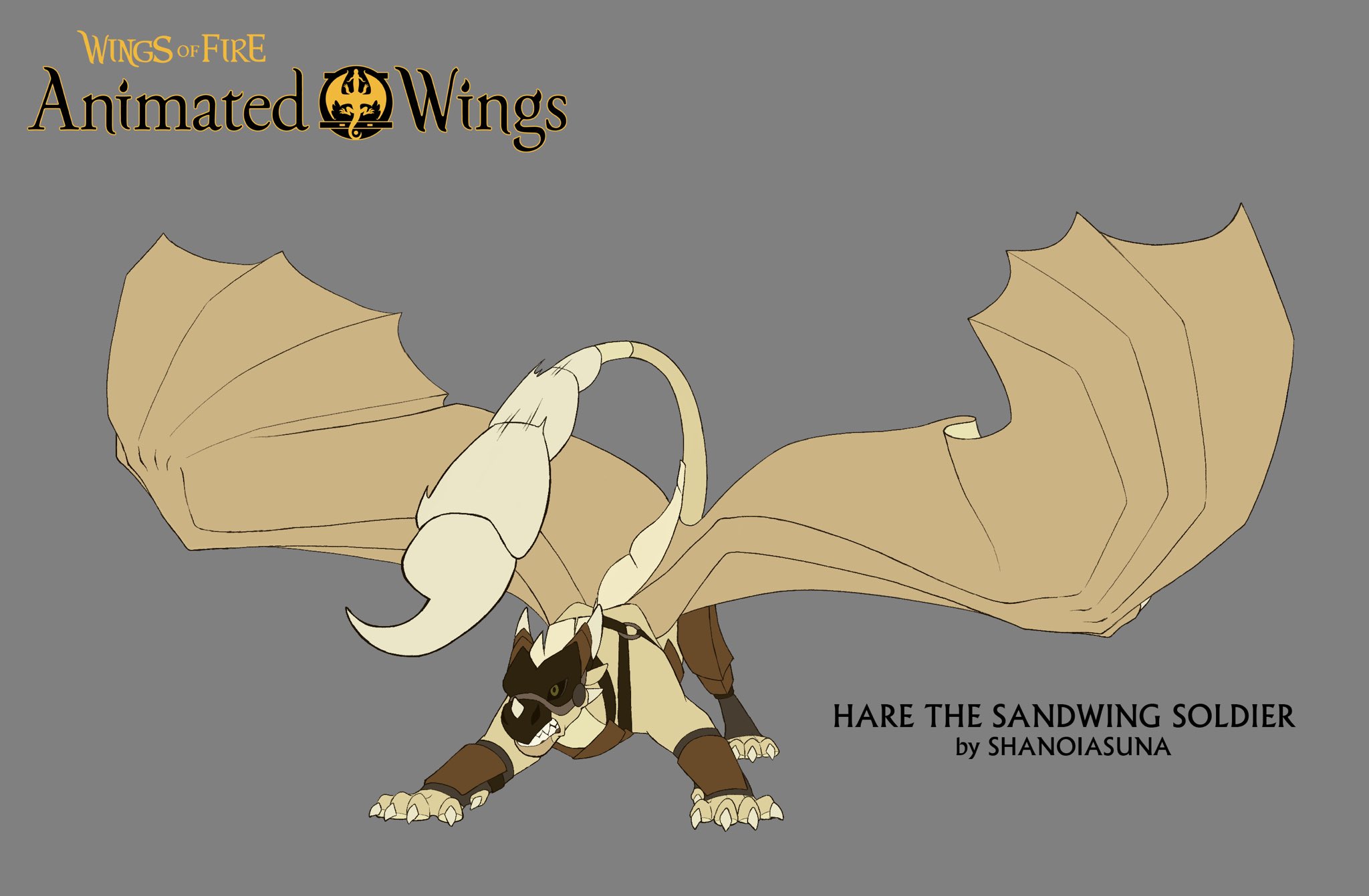 Animated Wings of Fire Series on Twitter: "Hare the SandWing Soldier By  Shanoiasuna (instagram) #wingsoffire #animatedwings  https://t.co/FHKzCBat4E" / Twitter