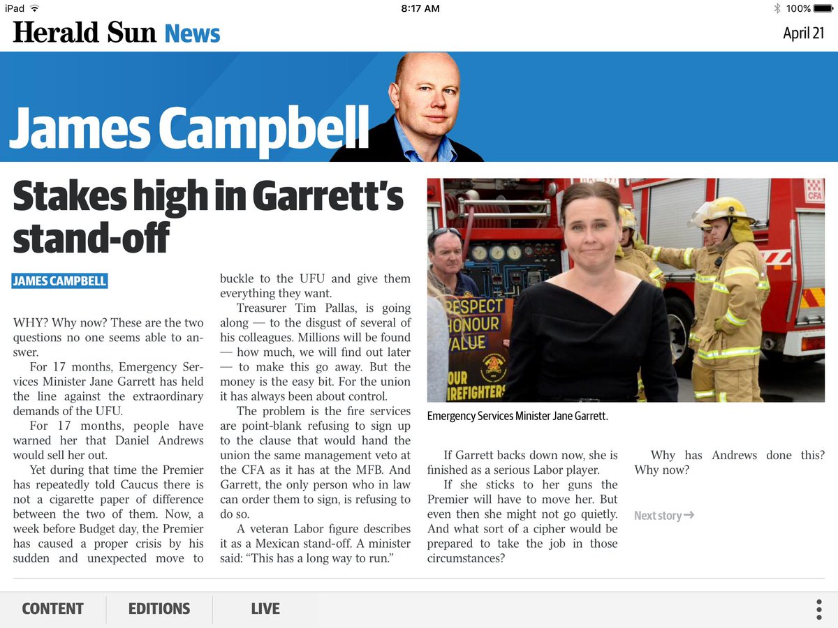 LT_Aust's tweet photo. @netz_melb This revelation is not at all surprising. We only need to reflect on the bully tactics Daniel Andrews used to intimidate Jane Garrett. If you don’t tow the line in #ChairManDan ‘s Govt you get bullied & ousted the same way Jane was. #springst #DimTim #BullyDan https://t.co/pA75CWDnjT