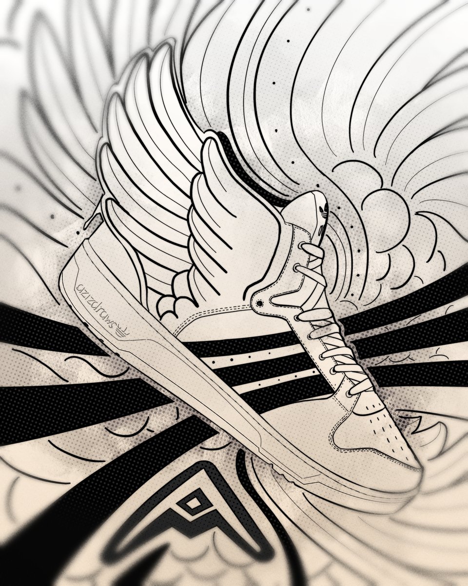 AzizDraws's tweet photo. Thank you all for joining me on my shoe journey. #adidas #jswings https://t.co/enAiQTXHVI