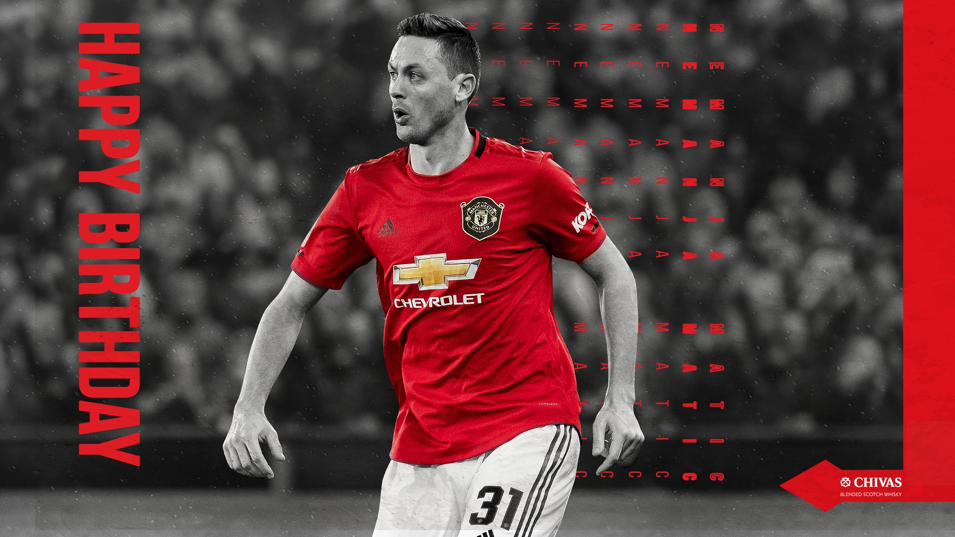 Happy Birthday, Nemanja Matic. 