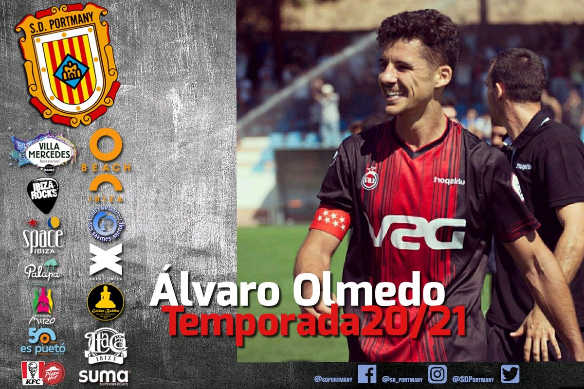 sdportmany's tweet photo. 📢OFICIAL|@Olmedo_Marca ficha por el Portmany. Experimentado mediocentro en 2ªB y 3ª, que llega al Portmany procedente de la Unión Adarve, buscará consolidar al Portmany en la 3ª Balear. Bienvenido Álvaro!🍀⚽#sdportmany #somportmany #ibiza #somosibiza #sdportmany3adivision https://t.co/8YFj6AnDkH