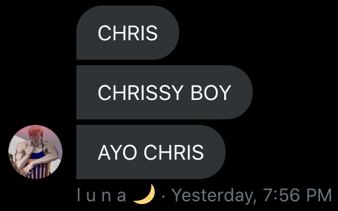 chrissy boy