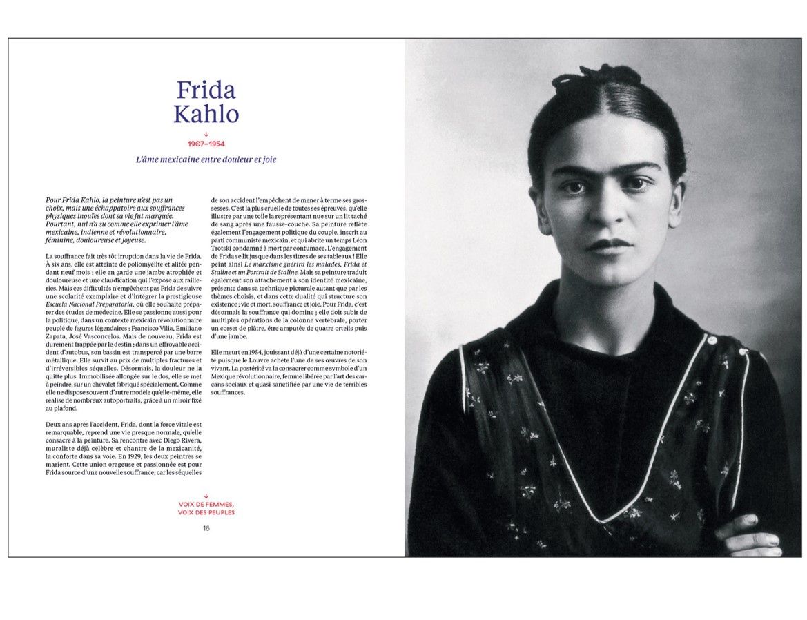 HistorienC's tweet photo. [100 HÉROÏNES]  📖

Etudiante appliquée, accidentée tragique, artiste pléthorique, Frida Kahlo s’immerge dans l’art pour échapper aux souffrances physiques que lui impose le destin. Découvrez l’une des plus grandes figures de l’art #mexicain !

👉 https://t.co/m0lvKx5foy https://t.co/FeNwhTvYZV