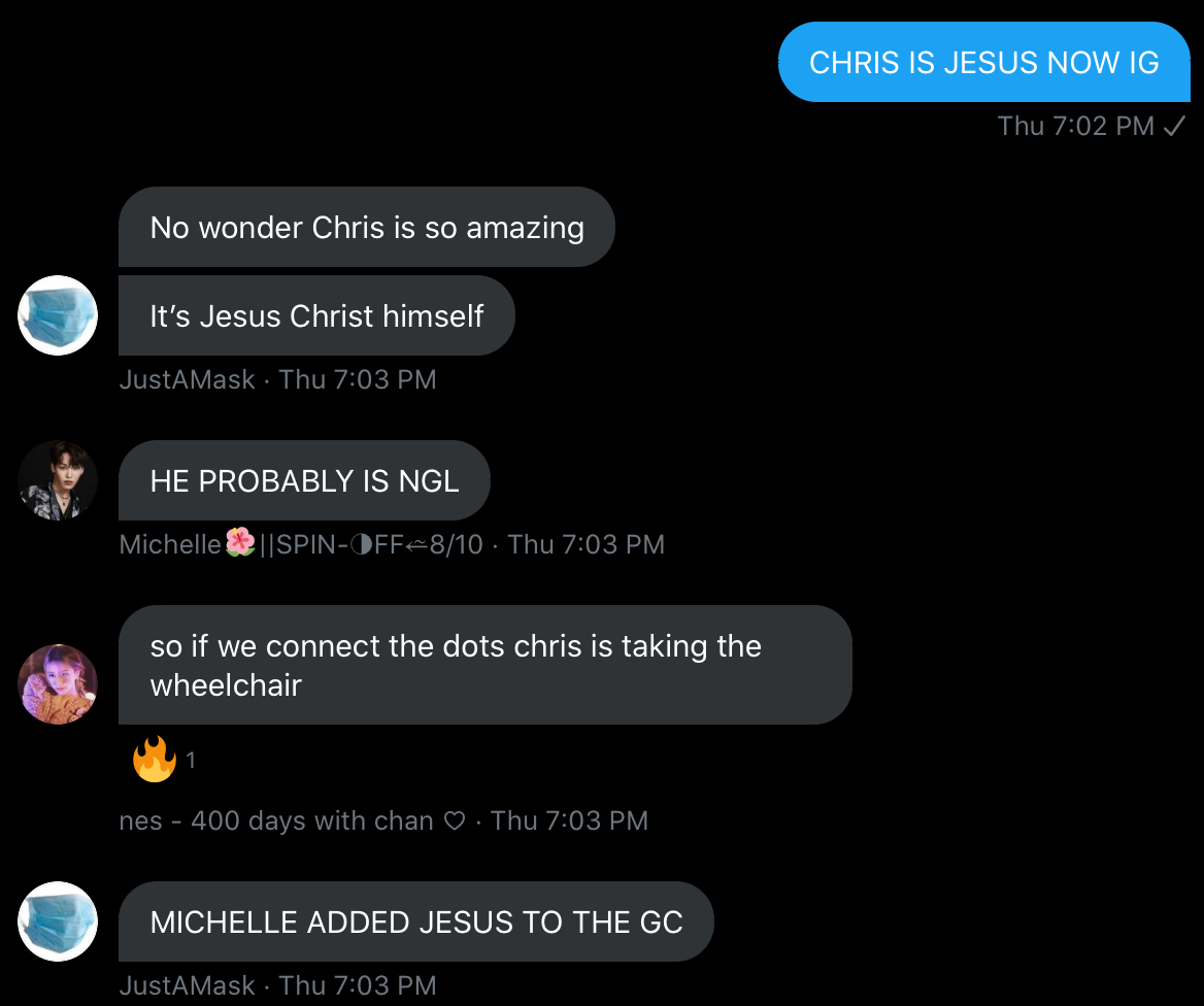 @sixyeo jesus confirmed