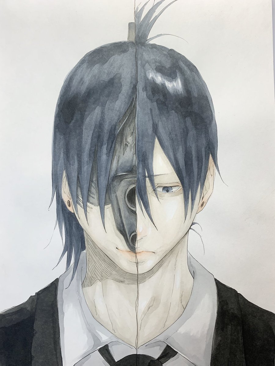チェンソーマン「銃の魔人
#チェンソーマン 」|| | |村のイラスト