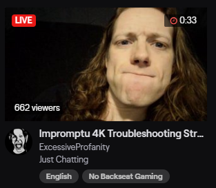 phoenixka's tweet photo. @CodyHargreaves,  Possibly the best stream thumbnail ever? https://t.co/VXpnu5mu5G