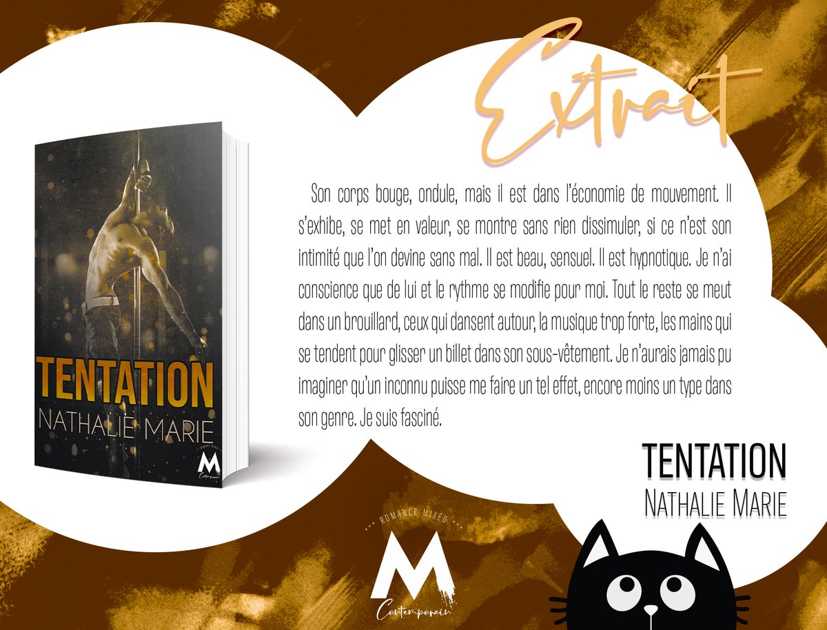 EditionsMix's tweet photo. #NathalieMarie
#CollectionMixed
🧡💬Extrait 💬🧡
👨❤️💋👨Titre : Tentation
👨❤️💋👨Auteur : Nathalie Marie
👨❤️💋👨Collection : Mixed Contemporain
👨❤️💋👨Genre : Homoromance contemporaine
👨❤️💋👨Sortie : 06/08/2020 (seconde édition) https://t.co/CbfWXxVn4t